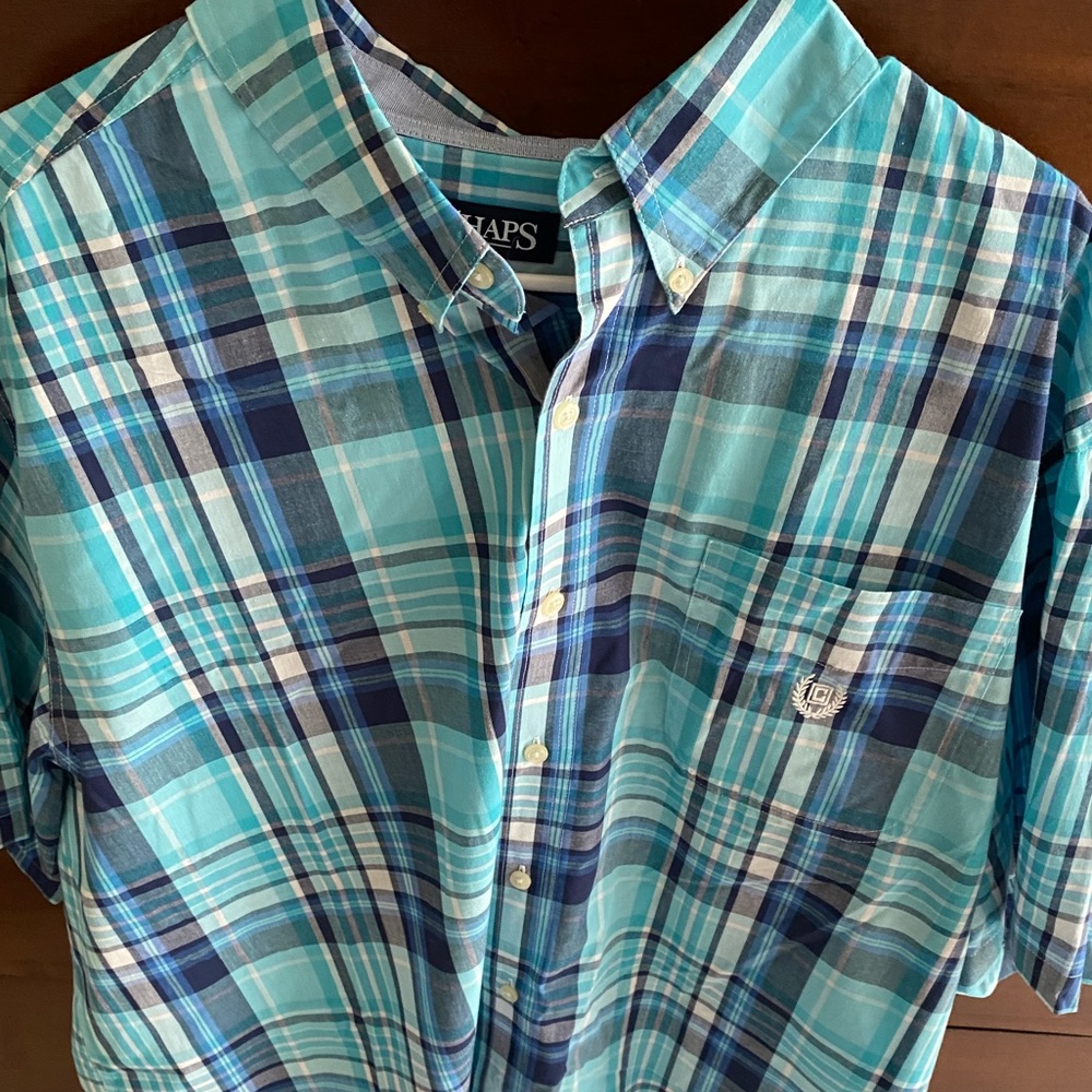 Chaps XXL button down top NWT